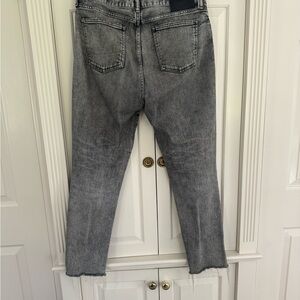 Moussy Vintage Black and White Denim Jeans